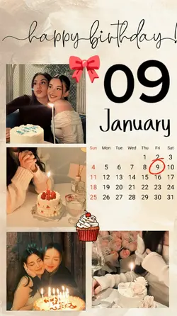 HBD 09 JANUARY 