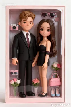 AI doll box couple