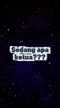 Sedang Apa Ketua?