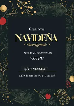 invitación navideña
