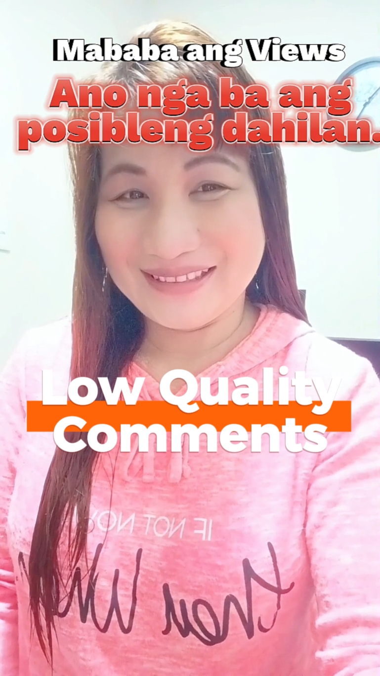 Low Quality Comments
