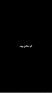 Ma galerie?