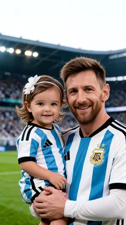 Girl With Messi -U