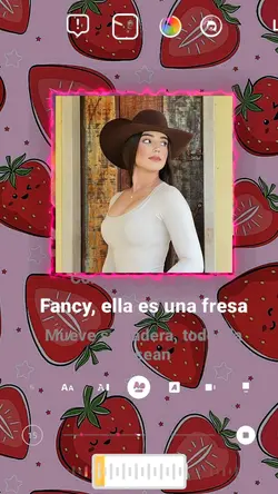 Ella es una fresa 