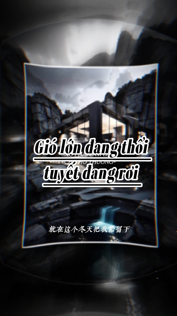 Gió thổi tuyết rơi 