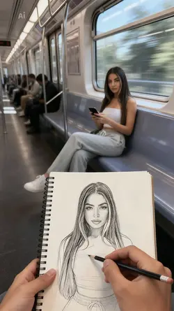 Sketching Her
