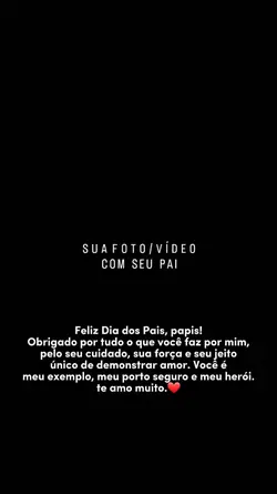 Feliz Dia dos pais