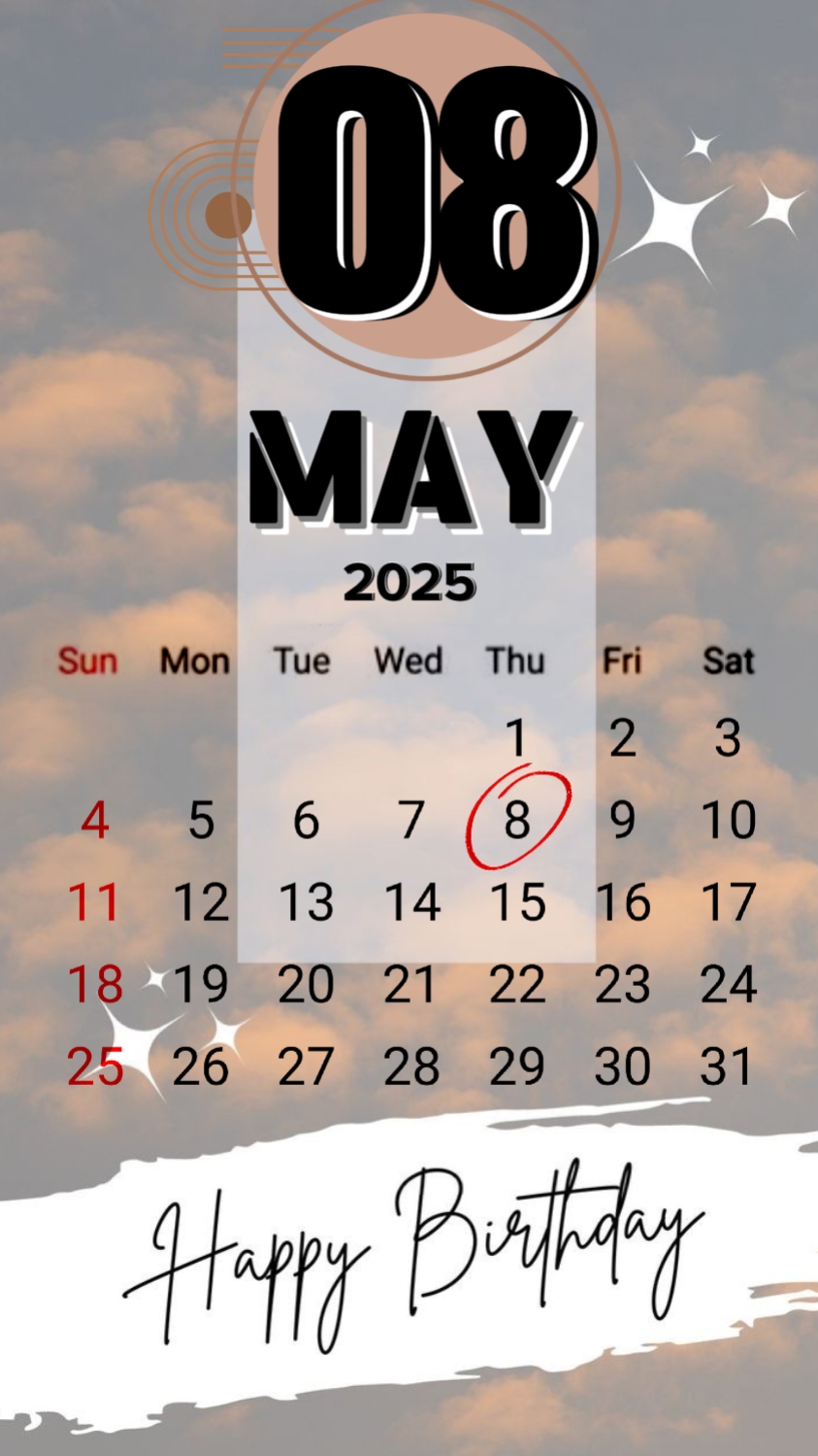 HBD 8 MAYIS 2025