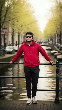 Eén-foto spotlight met knallende effecten