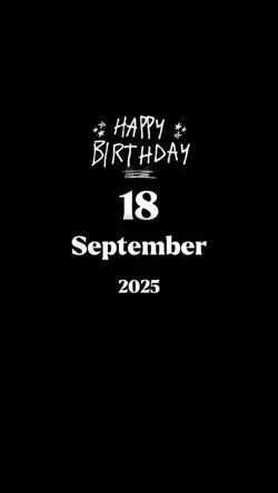 Hbd 18september2025