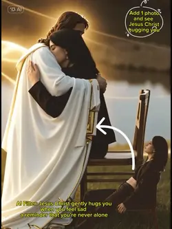 Ai hug Jesus Christ