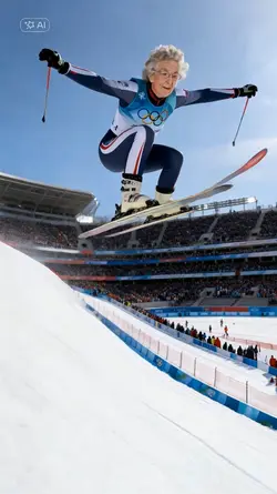 Olympic skiing