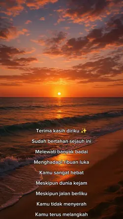 Terimakasih diriku