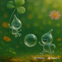 dancing water drops