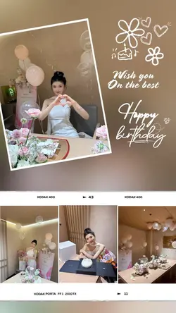 Sinh nhật nhiều ảnh