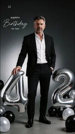 42nd birthday man