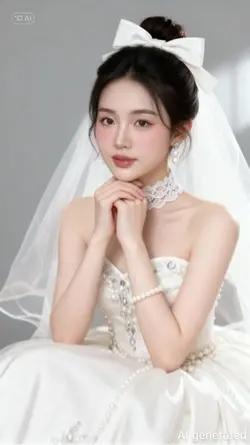 Ghép ảnh cô dâu