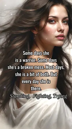 She is a warrior 