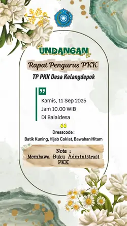 Undangan PKK