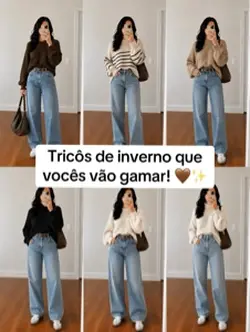 Tricô com jeans