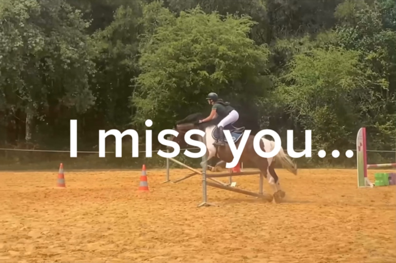 I miss you…
