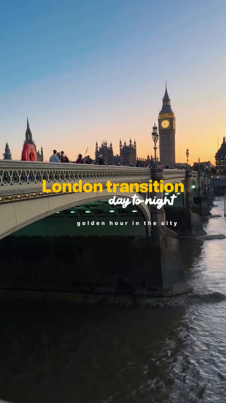 Sunset in London