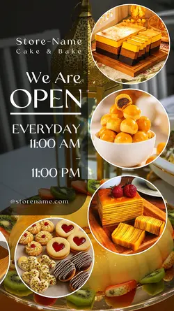 we're open cake-bake