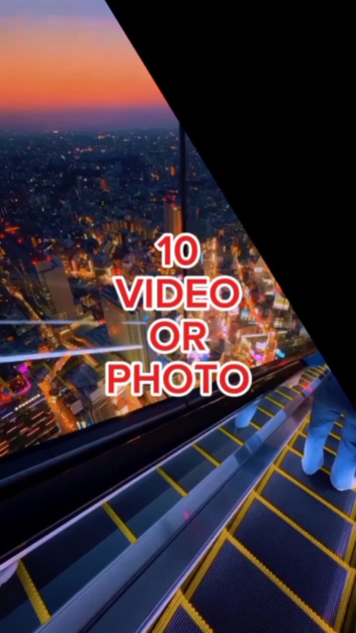 10 Video oder Foto 
