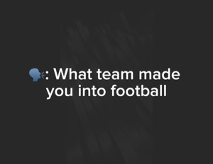 Your first team ever