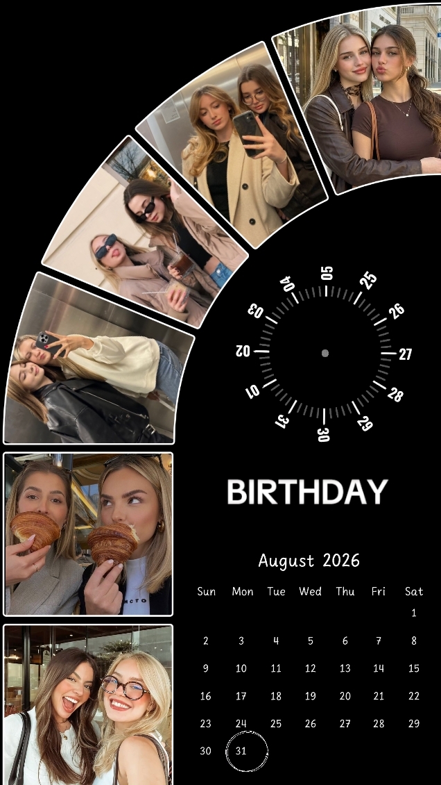 birthday 31 August 