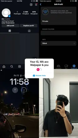 your ig, wa acc