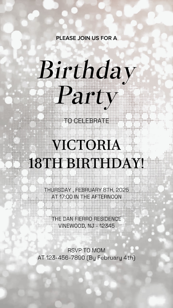 Invitation birthday 