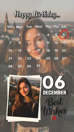 6 DEC, HBD TO ME