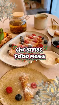 Christmas Food Menu 