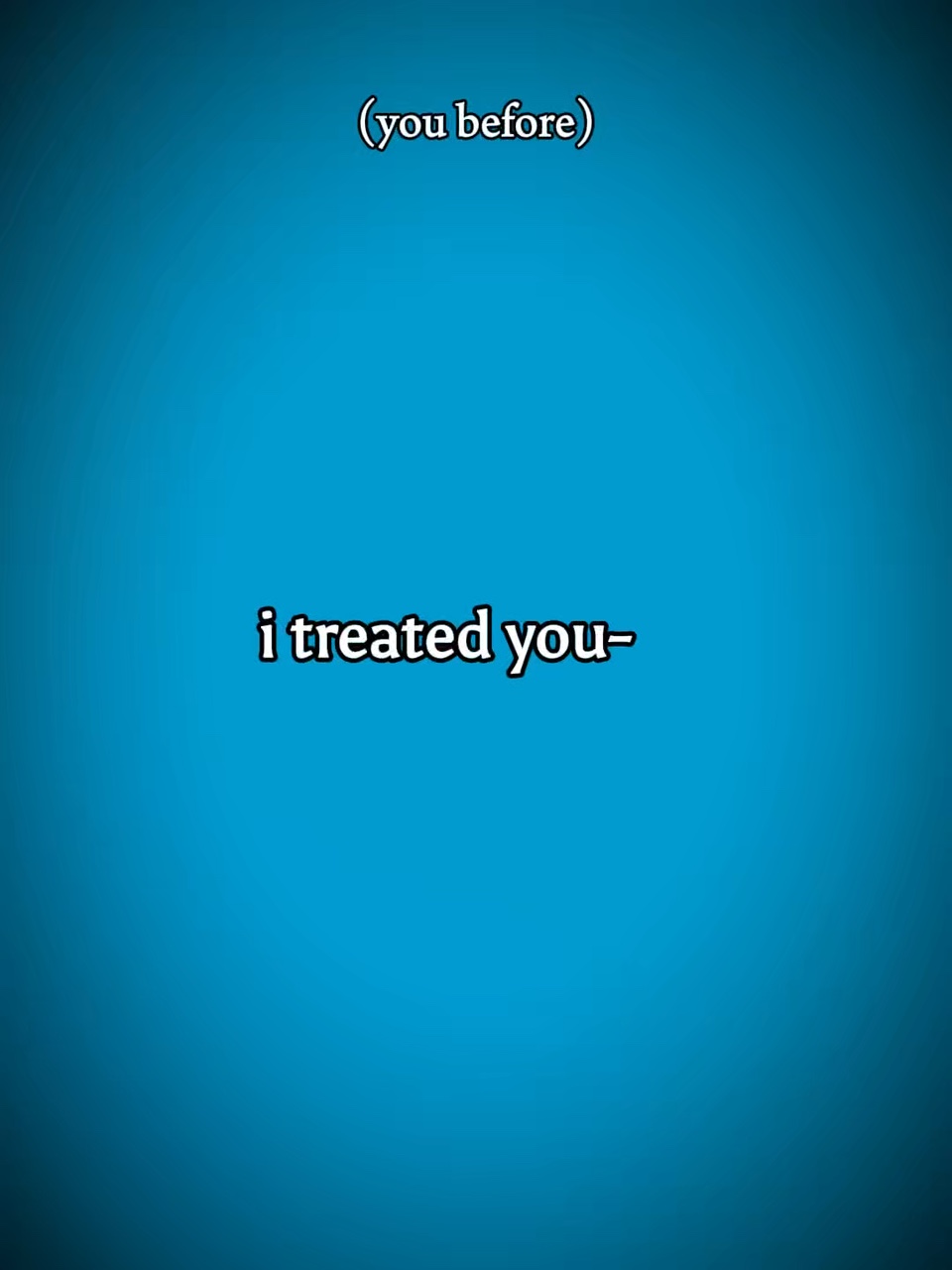 you fell bad