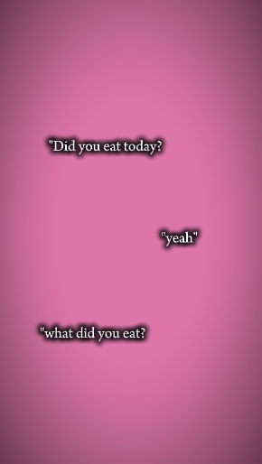 Did you eat today?