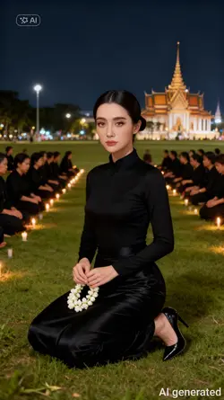 สงบนิ่งไว้อาลัย ai