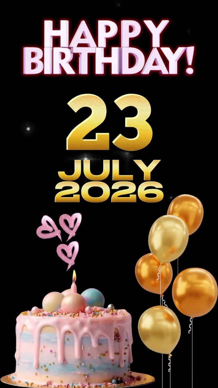 HBD 23 july 2026