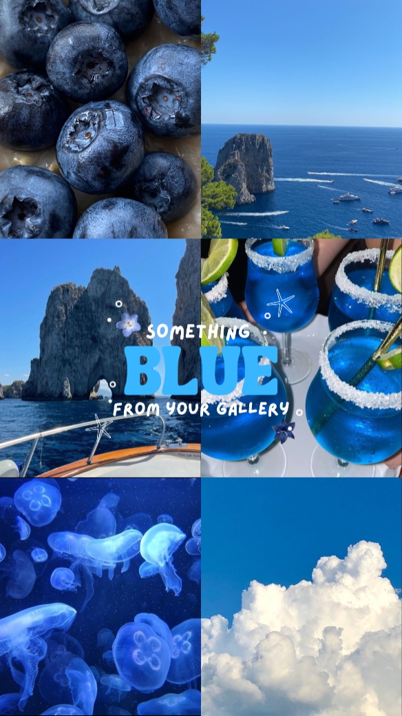quelque chose de bleu 