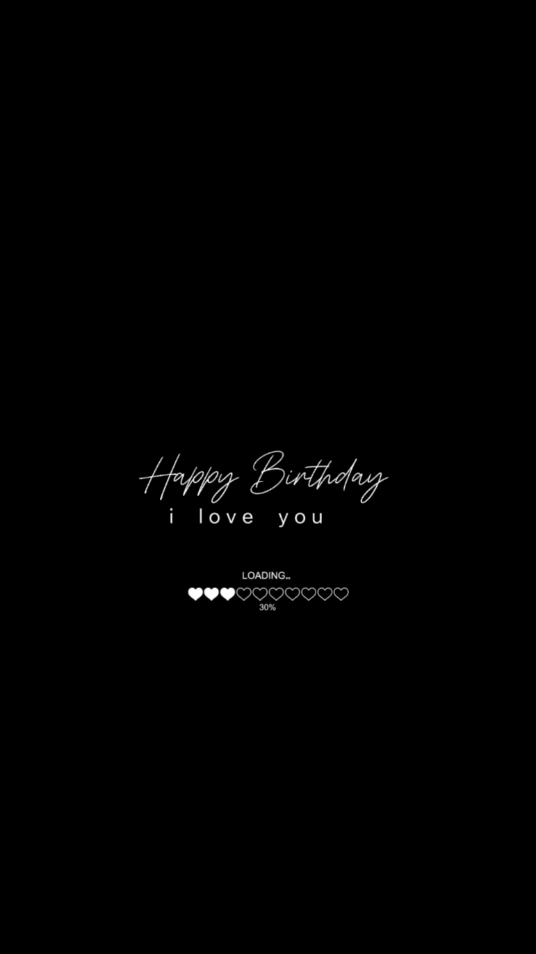 hbd je t'aime