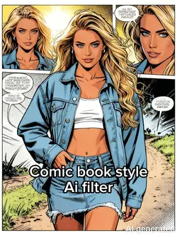 Ai comic book