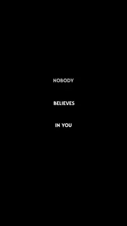 nobody believes in