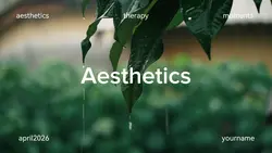 Aesthetics 