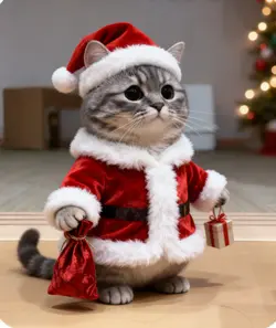 サンタに変身! 写真1枚