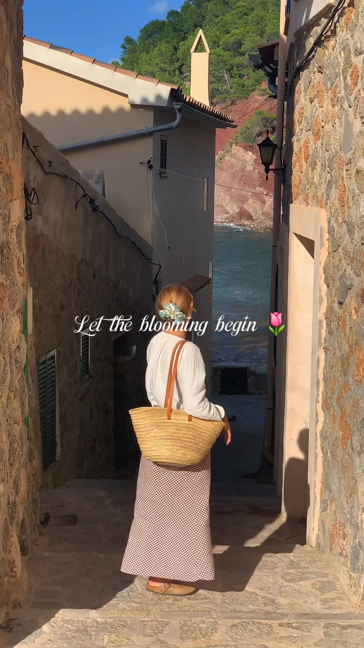 the blooming begin