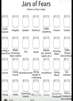 Jars of fear 😨 