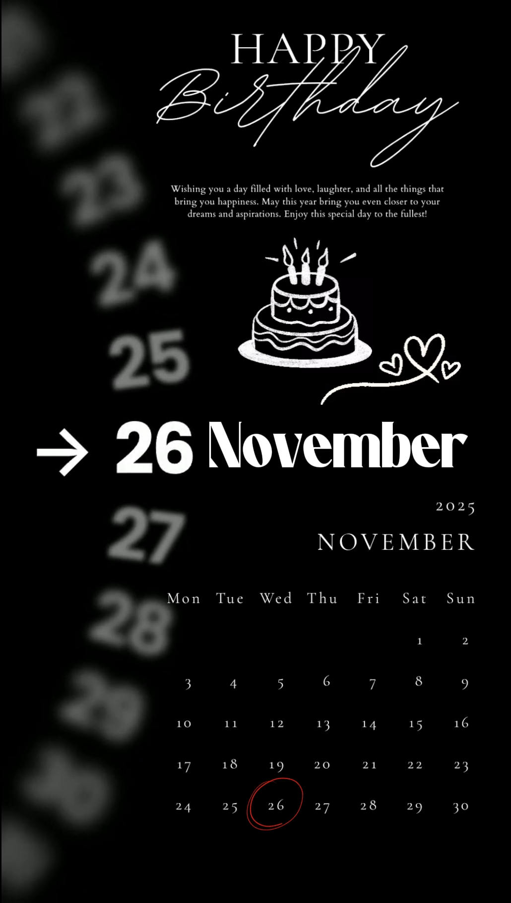 Happybirthday 26Nov