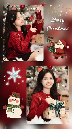 Ghép 2 Ảnh Noel 