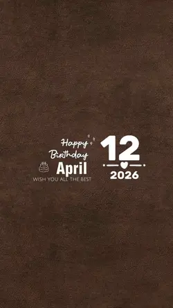 Hbd 12 april 2026
