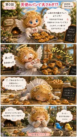 1clip 4コマ漫画 3D オリジナル